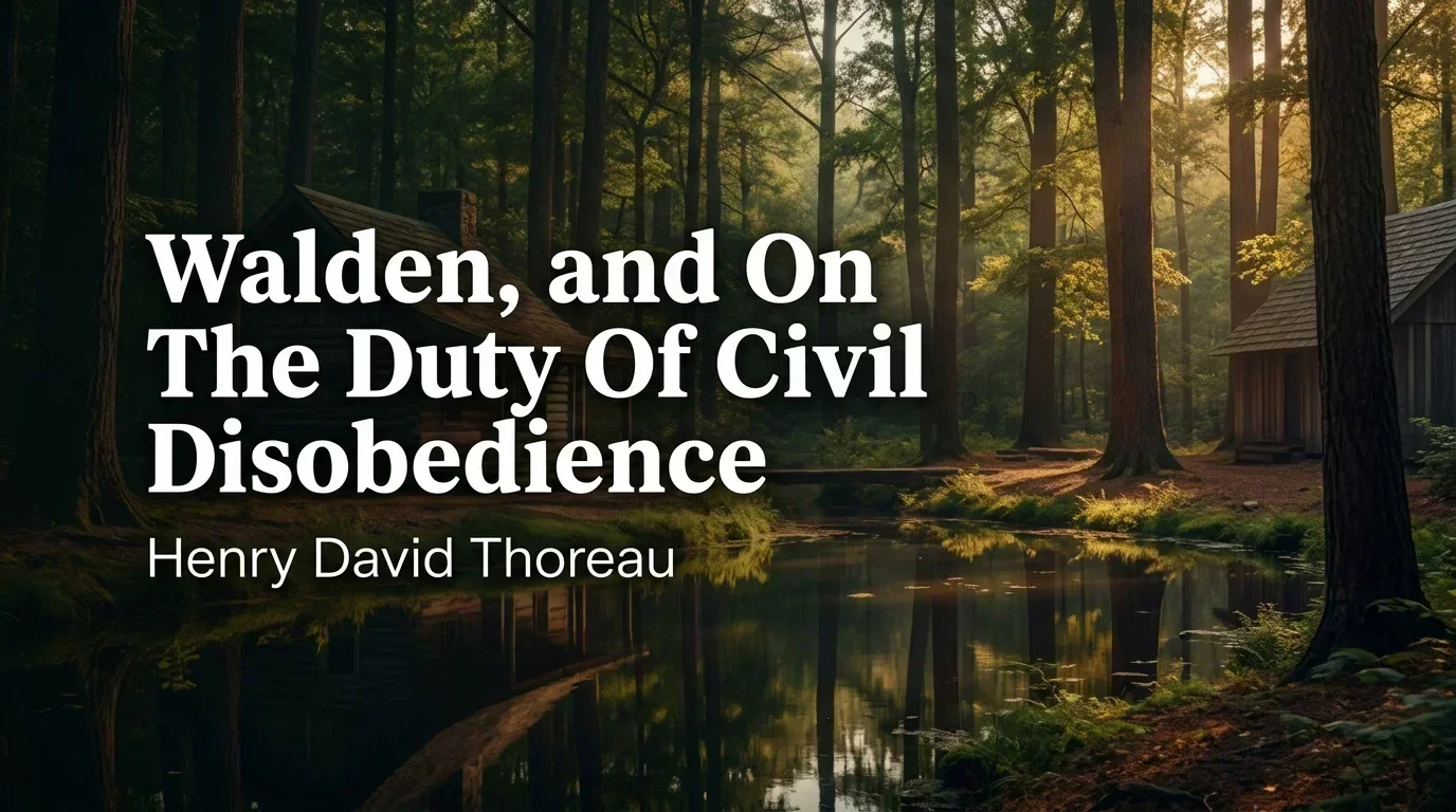 Walden, and On The Duty Of Civil Disobedience