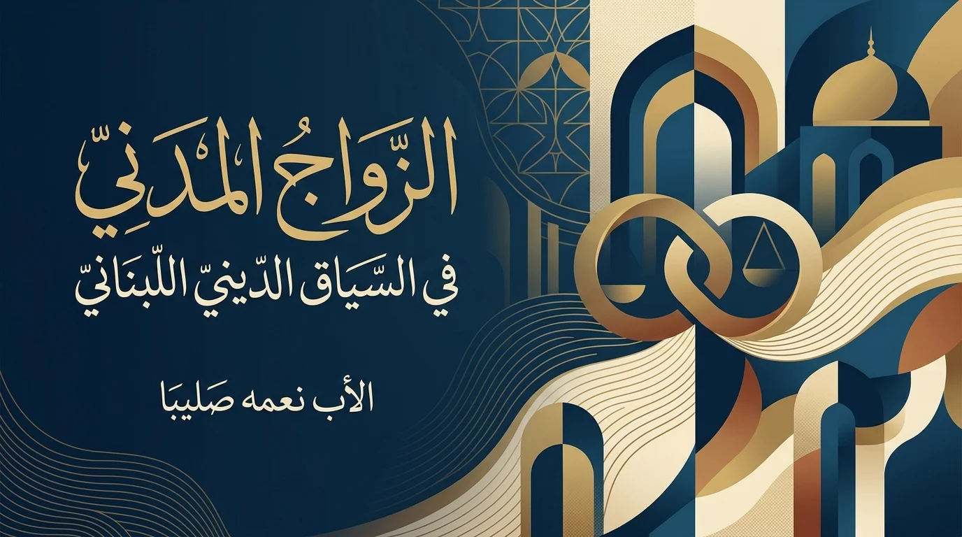 الزواج المدنيّ   في السياق الدينيّ اللبنانيّ